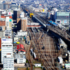 Over Takasaki station