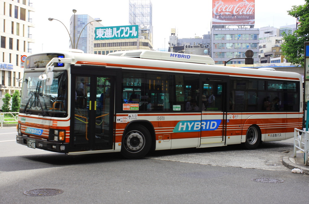 13-D701 渋谷駅での折返し様子