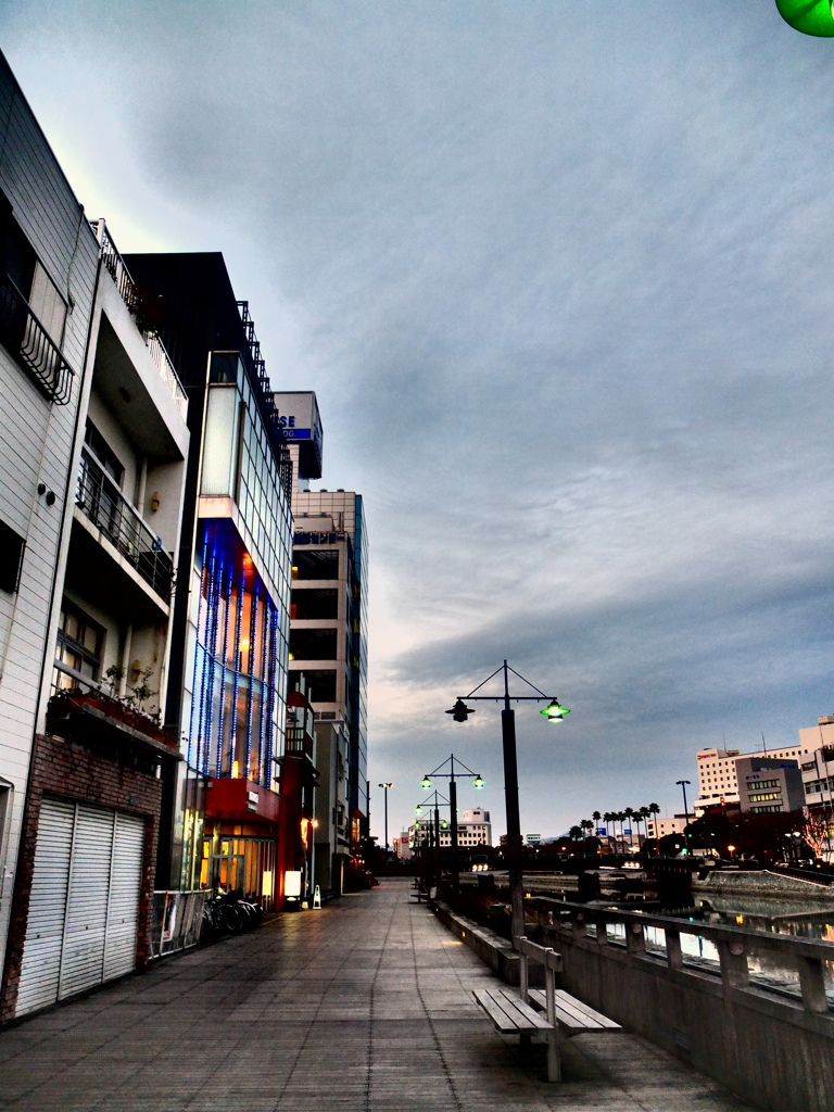 新町川　ボードウォーク