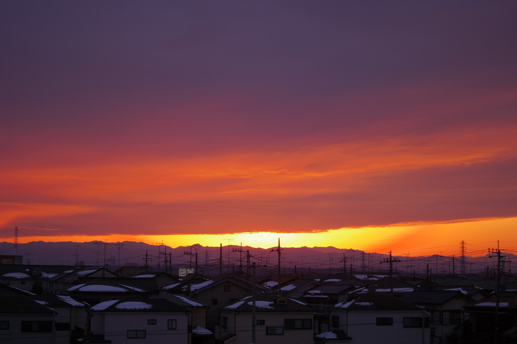 大雪の名残り