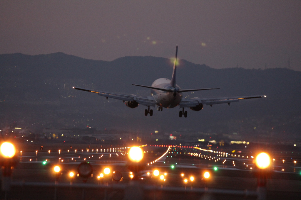 初デジ一で伊丹空港