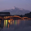 鶴の舞橋　岩木山