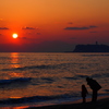 夕暮れ