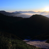 白馬鑓温泉よりご来光