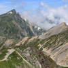 杓子岳と白馬岳