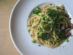 ホタルイカのパスタ