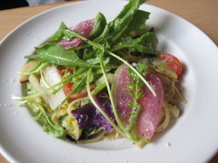 有機野菜のパスタ