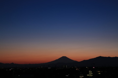 夕暮れ