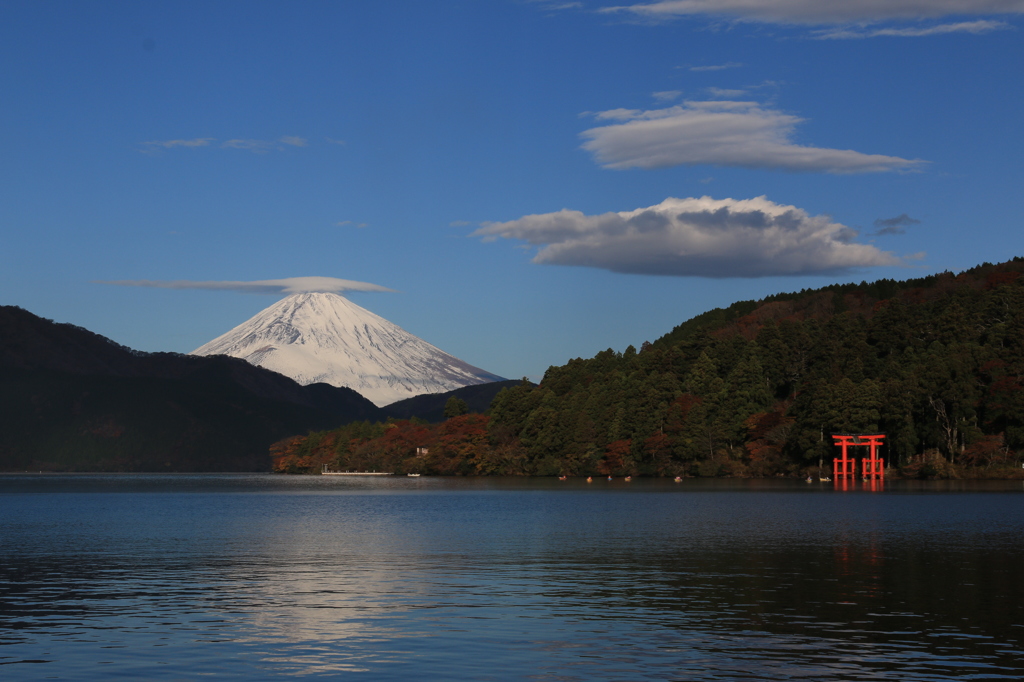 湖畔にて