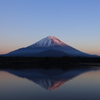夕景富士
