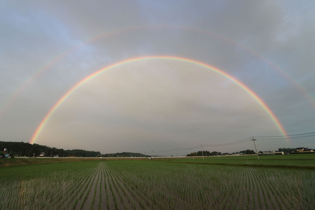 二重虹・幸せおすそ分け