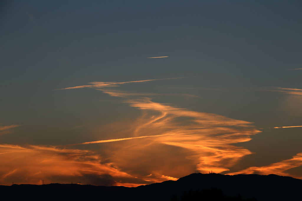 夕焼雲