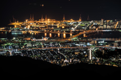 六甲山からの麓の夜景