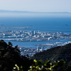六甲山から見た神戸人口島