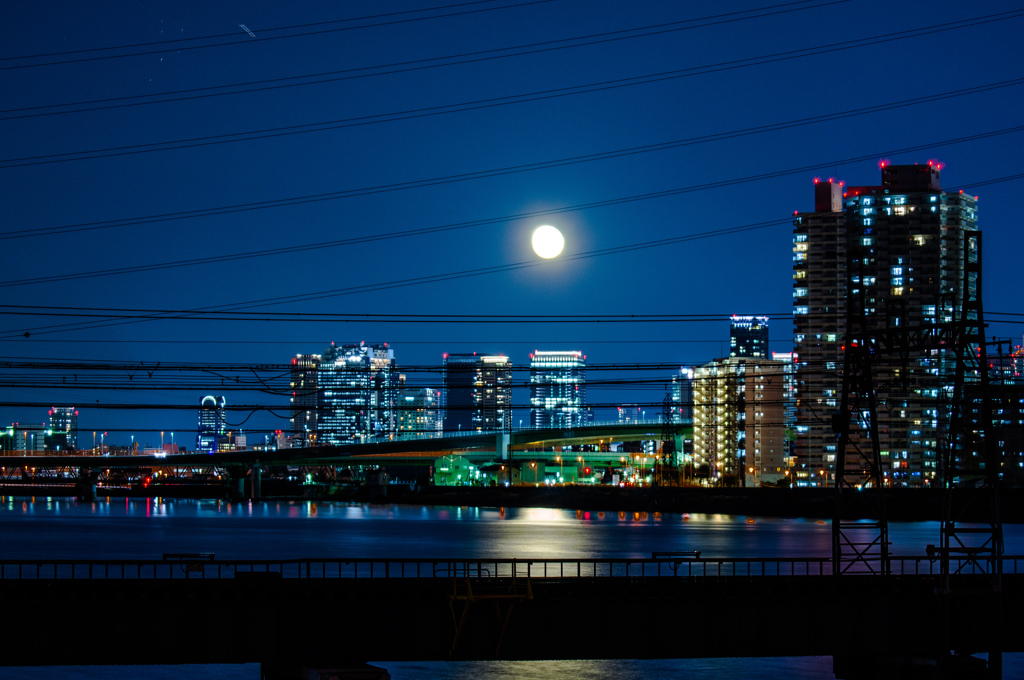 淀川の夜景