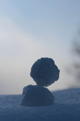 ミニ雪だるま