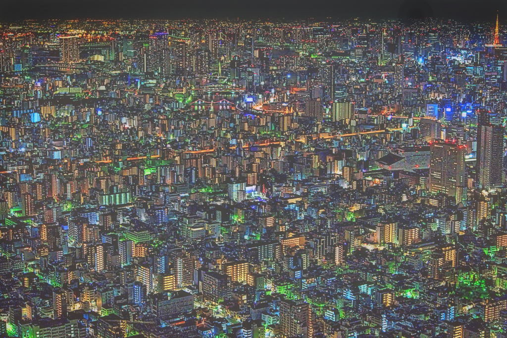 電子回路の夢 東京夜景