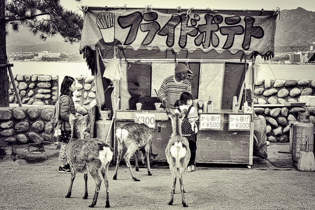 フライドポテト屋も辛いよ