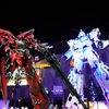 等身大シナンジュ＋等身大ユニコーンガンダム お台場