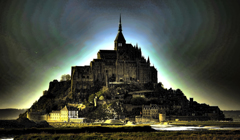 Ghost of the night of Mont-St-Michel