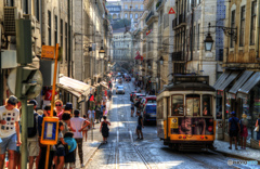 人の交わる地と街 リスボン／市街地の風景
