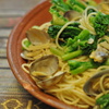 菜の花とあさりのパスタ
