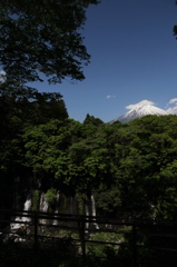 白糸の滝×富士山