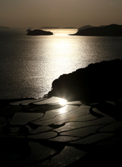 60PA夕景土谷棚田