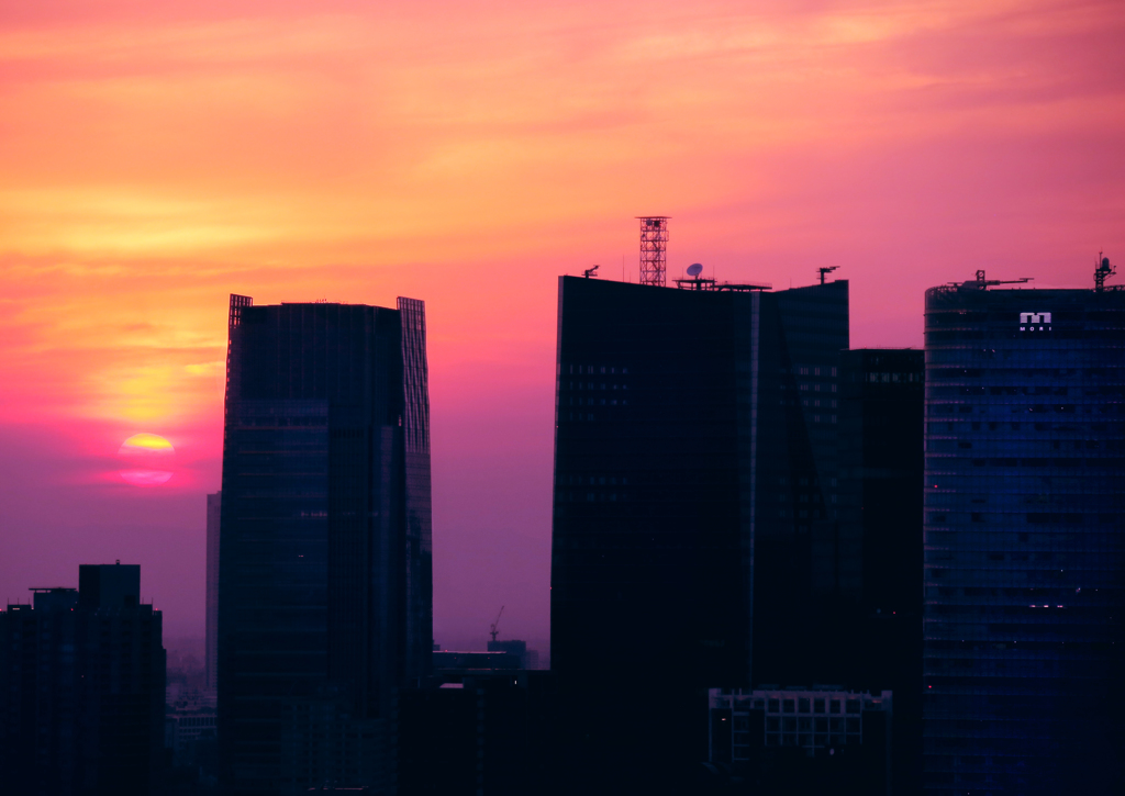 浜松町から六本木サンセット