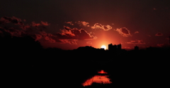 埼玉の夕日