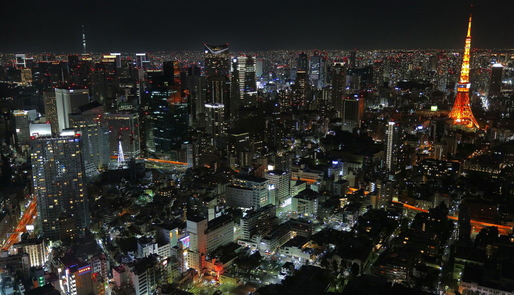 東京上空