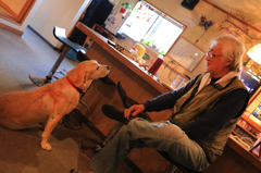 キノコ先生とチーちゃん キノコ先生とチーちゃん