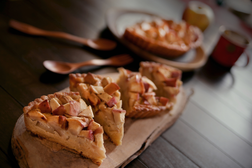 林檎タルトの出来上がり！