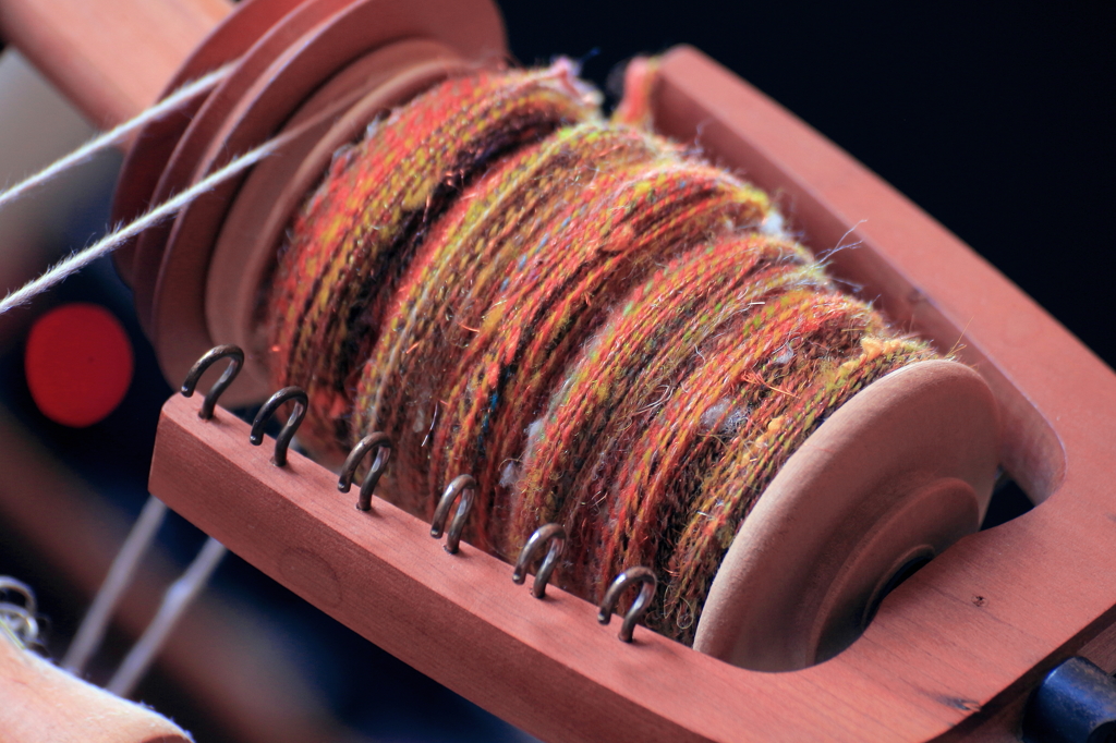 手紡ぎ双糸