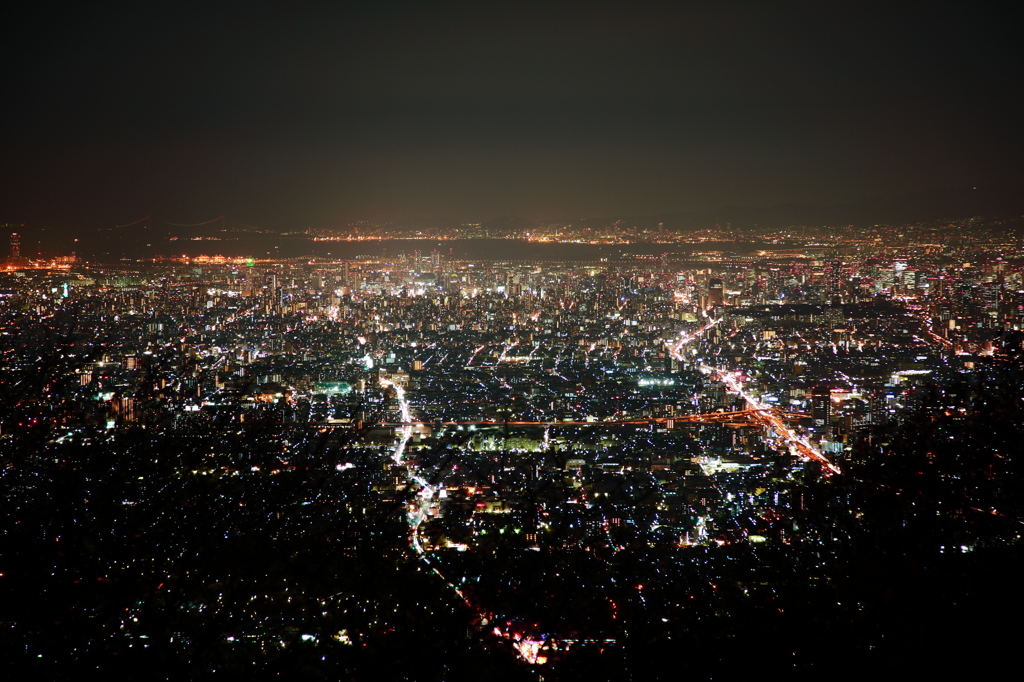 Night View of Osaka