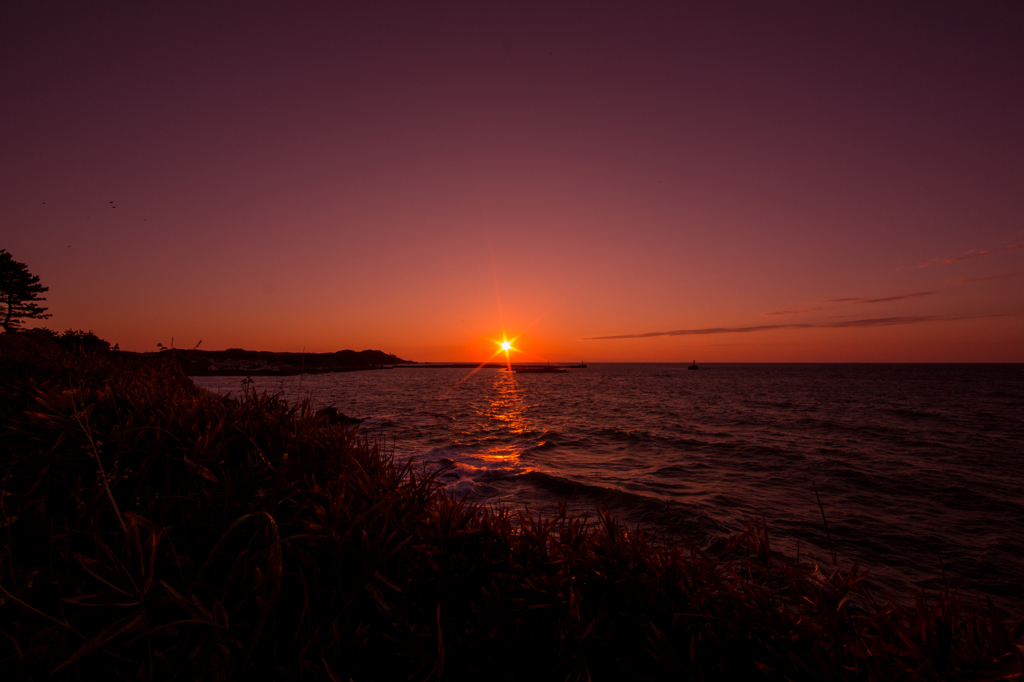 夕日のダイアモンド