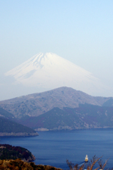 富士山と芦ノ湖1
