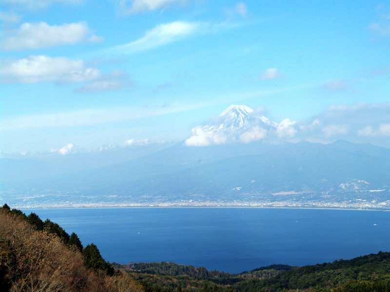 駿河湾と富士山