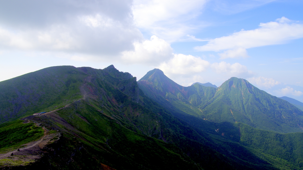 南八ヶ岳主峰（横岳、赤岳、阿弥陀岳）