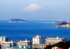 披露山公園からの富士山