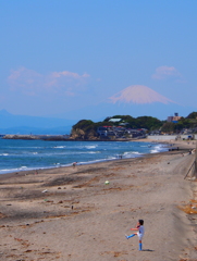 富士山に向かって蹴れ