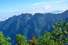 鋸岳　遠望