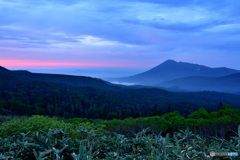 岩手山　黎明