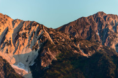 朝焼けの峰