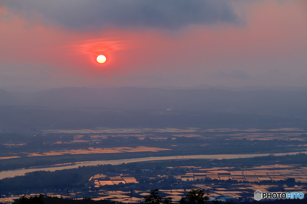 信濃夕照