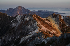 甲斐駒　春景