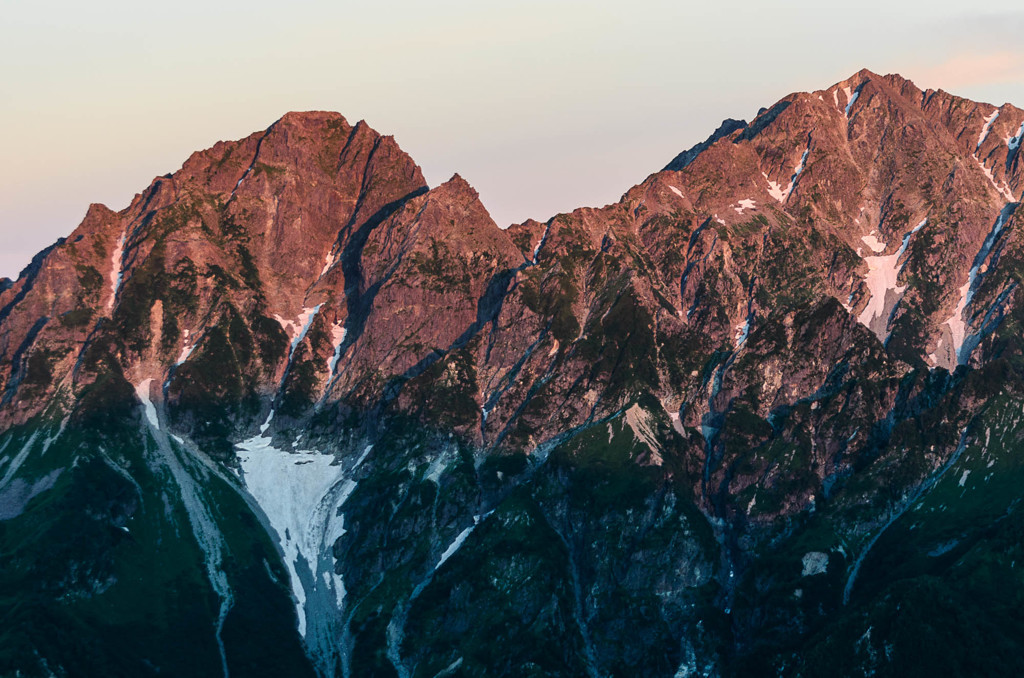 モルゲンの北尾根