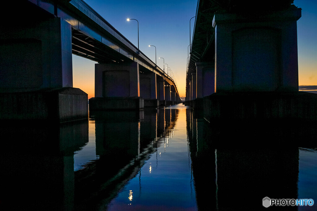 Bridge at the daybreak