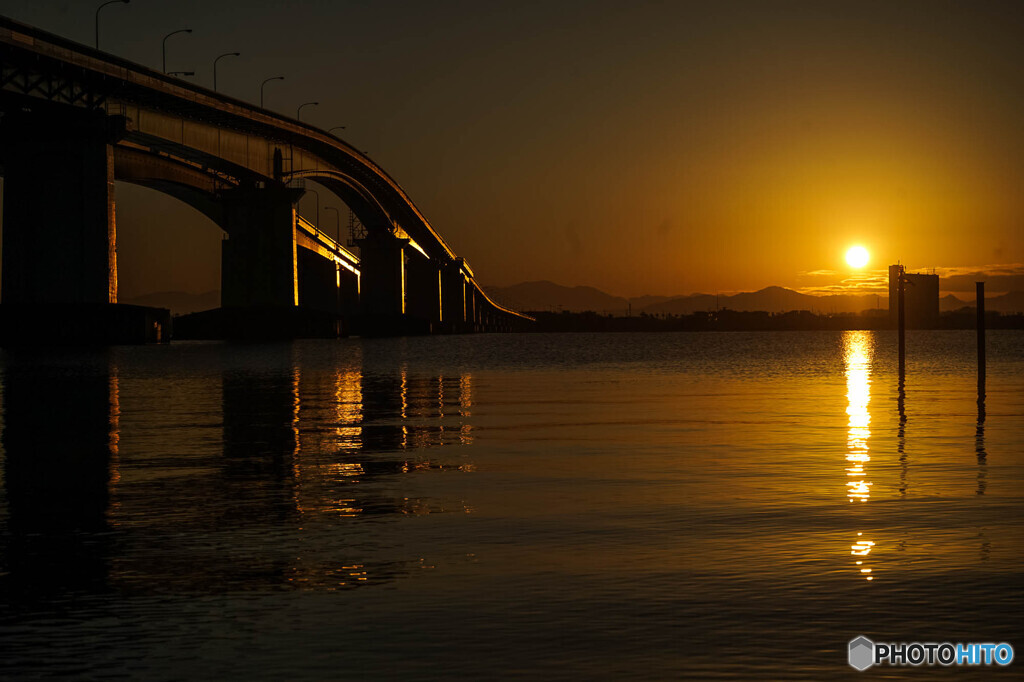  The Bridge at sunrise