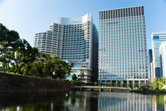 お堀がある風景